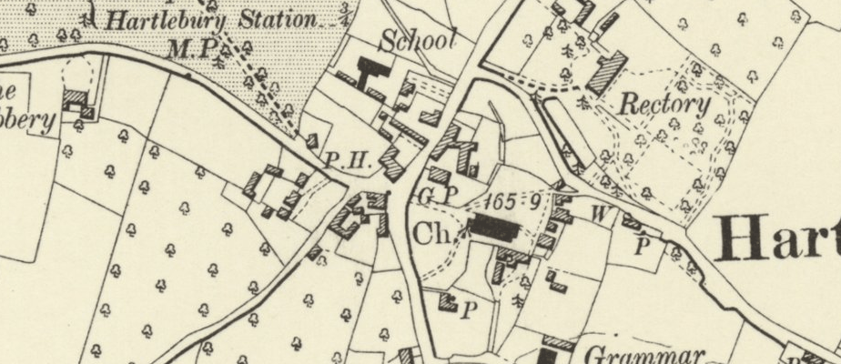 Hartlebury: OS Six Inch 1888-1913