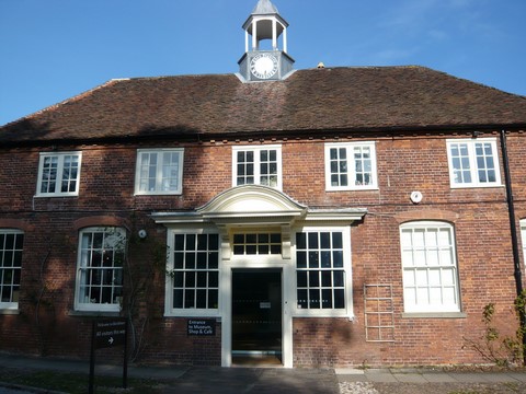 Hartlebury Castle – museum shop and entrance formerly the stables, college for the clergy, and WW1 hospital